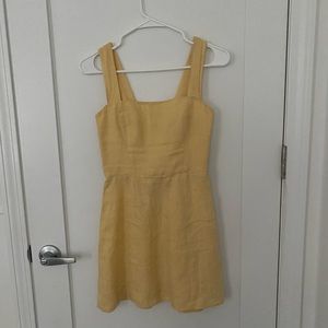 Short sunny yellow Reformation dress (XS)